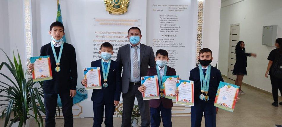 Қазақ күресінен аудандық ашық турнир жеңімпаздары