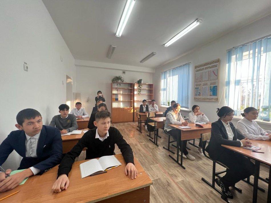 Мектебімізде аудандық сынама тест алынды.