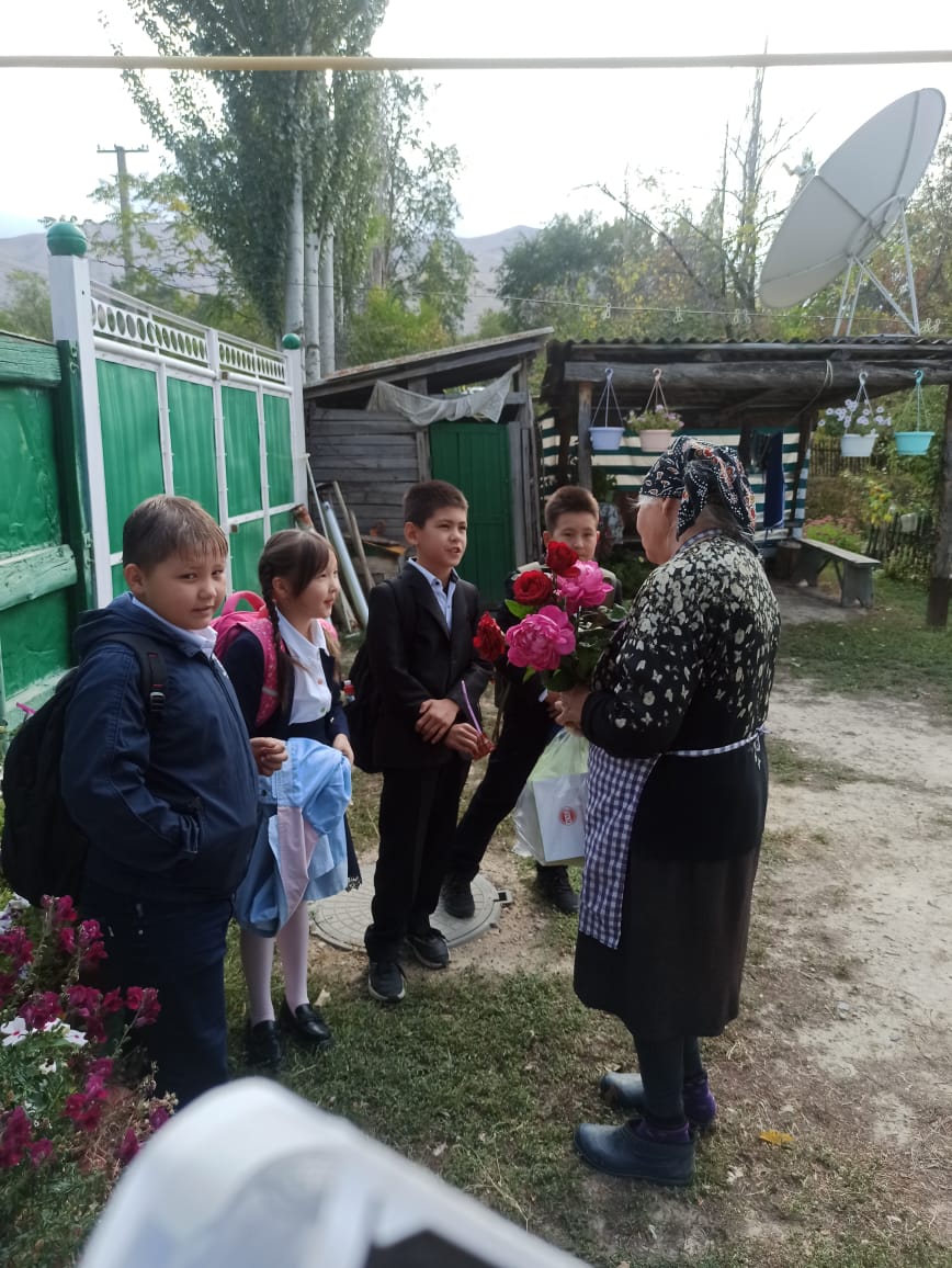 № 8 жоббм "Ақылды қария ағып жатқан дария" атты қарттар күніне арналған қамқорлық акциясының орындалуы