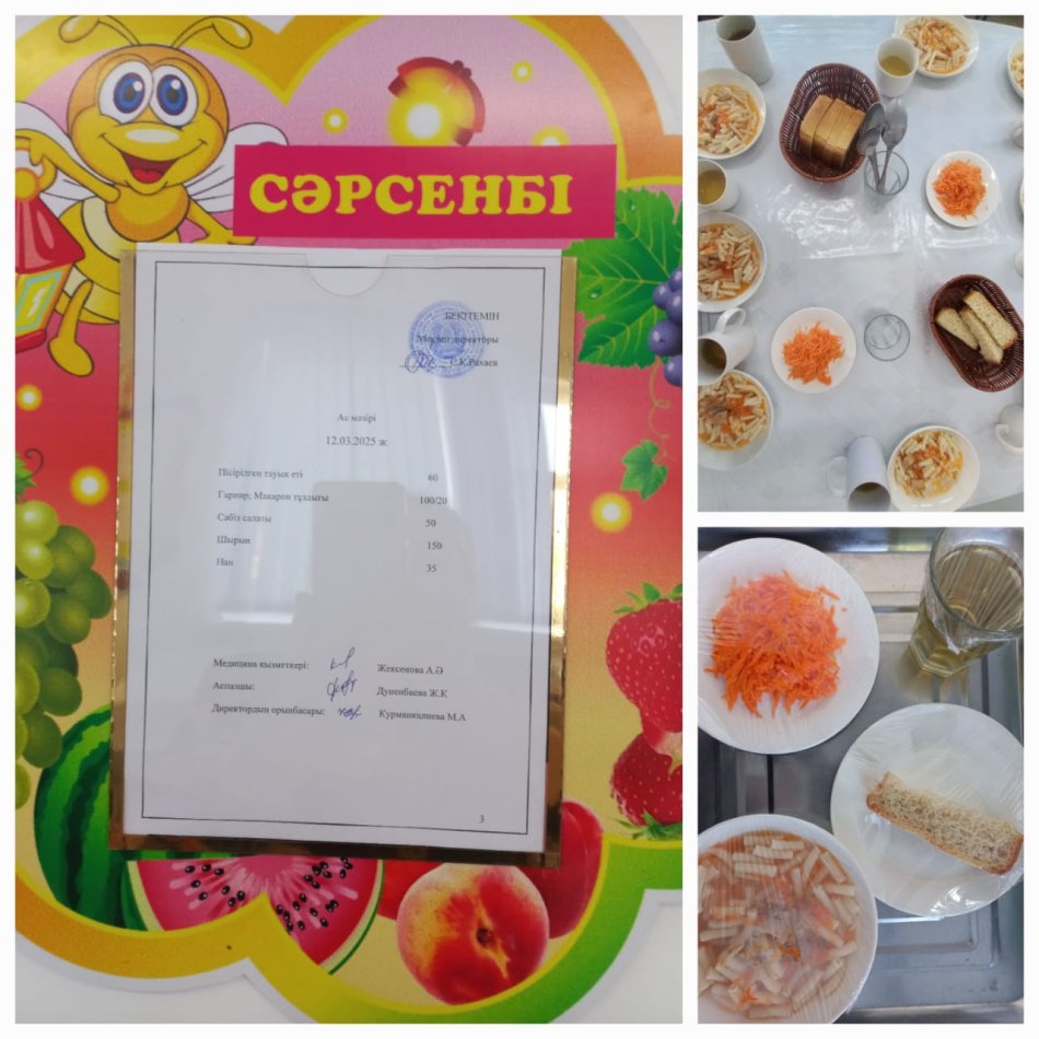 Ас мәзірі!!!